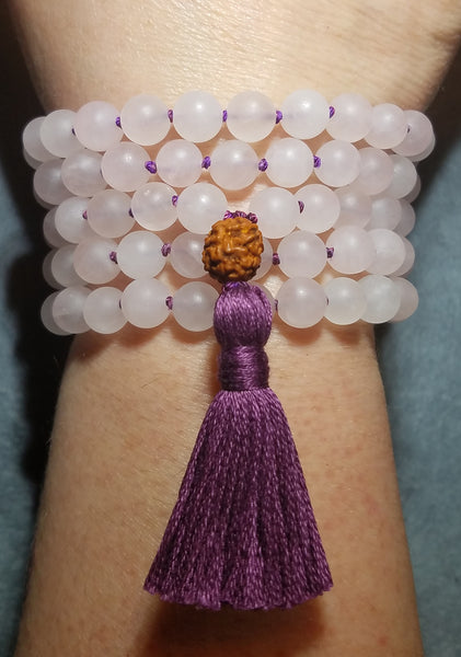 Heart Healing Mala - Rose Quartz