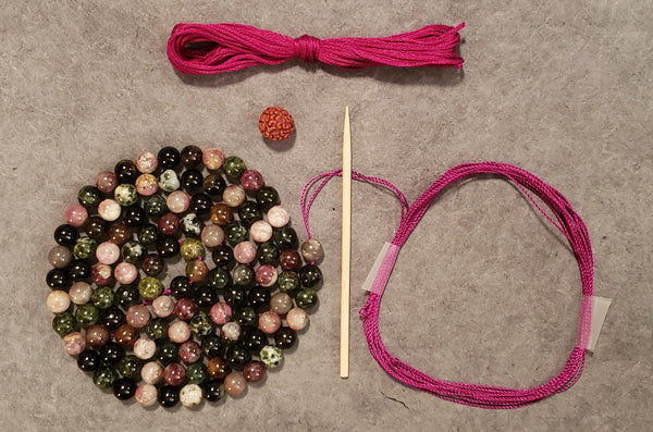 Purification Mala Kit - Watermelon Tourmaline